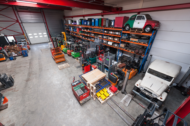 Garage upgrade, a well-organised large garage space.